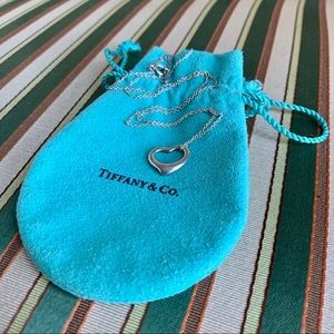 Tiffany & co. sterling silver heart necklace